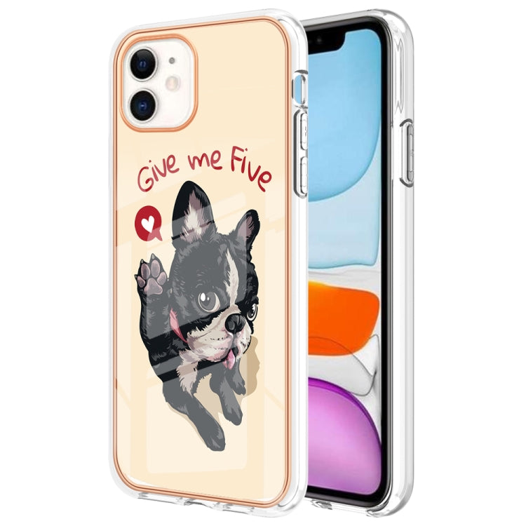 Electroplating Marble Dual-side IMD Phone Case, For iPhone 12 Pro Max, For iPhone 11 Pro Max, For iPhone 11