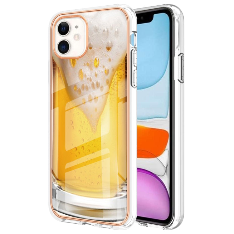 Electroplating Marble Dual-side IMD Phone Case, For iPhone 12 Pro Max, For iPhone 11 Pro Max, For iPhone 11