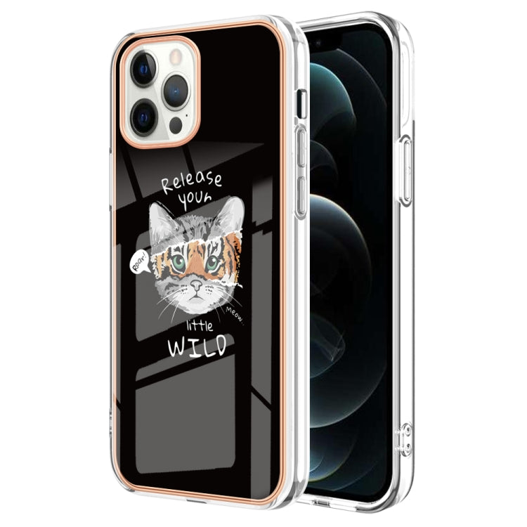 Electroplating Marble Dual-side IMD Phone Case, For iPhone 12 Pro Max, For iPhone 11 Pro Max, For iPhone 11