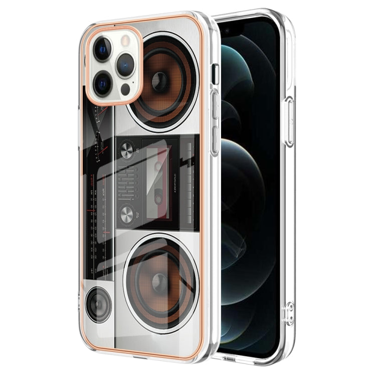 Electroplating Marble Dual-side IMD Phone Case, For iPhone 12 Pro Max, For iPhone 11 Pro Max, For iPhone 11