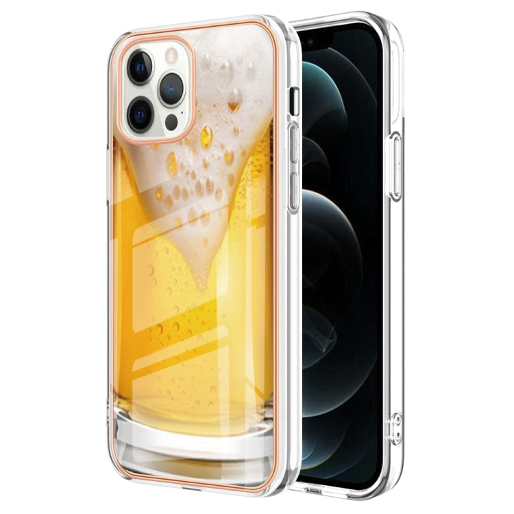 Electroplating Marble Dual-side IMD Phone Case, For iPhone 12 Pro Max, For iPhone 11 Pro Max, For iPhone 11