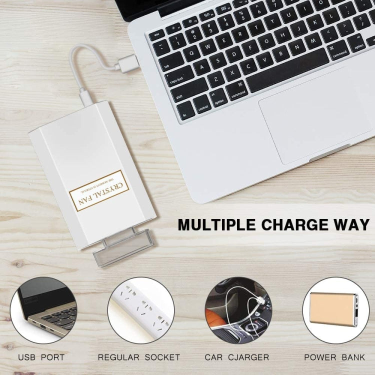 Perfume Shape Portable Fan Hidden Blade Fan