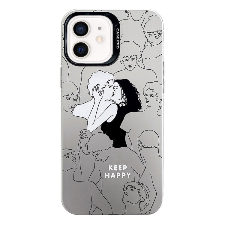 Electroplated Silver Series PC Protective Phone Case, For iPhone 12 Pro, For iPhone 11