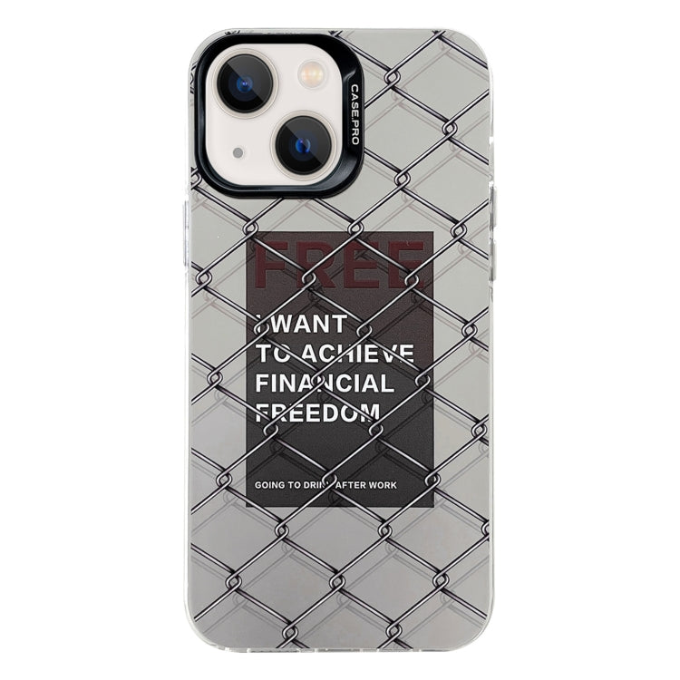 Electroplated Silver Series PC Protective Phone Case, For iPhone 13 Pro, For iPhone 13