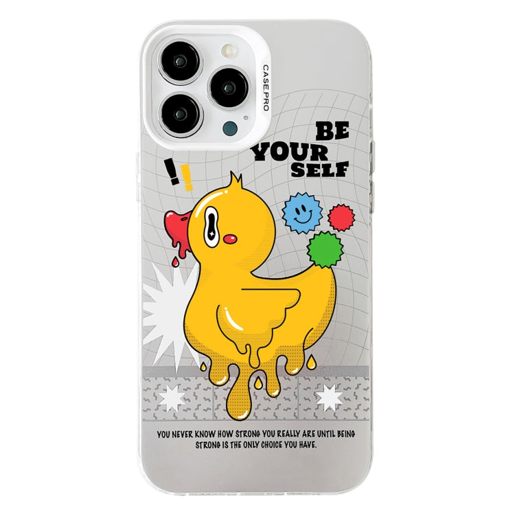 Electroplated Silver Series PC Protective Phone Case, For iPhone 14, For iPhone 14 Pro