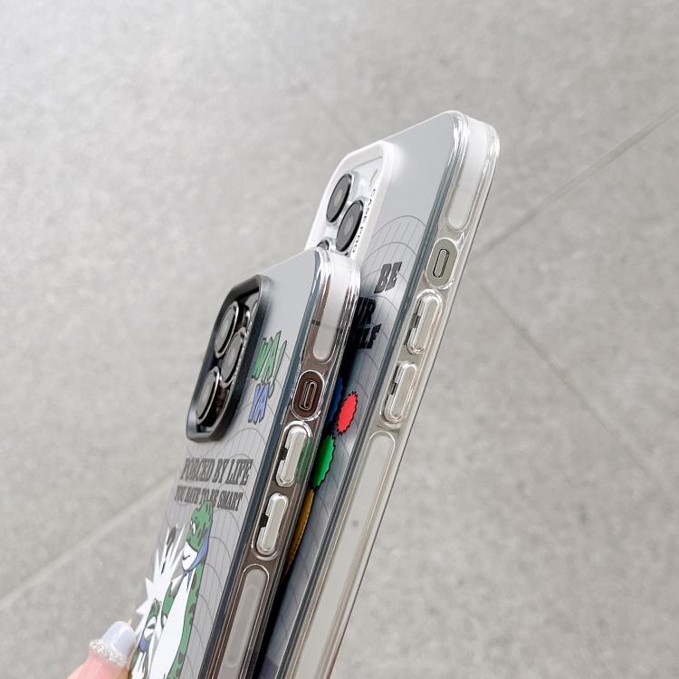 Electroplated Silver Series PC Protective Phone Case, For iPhone 13 Pro, For iPhone 13