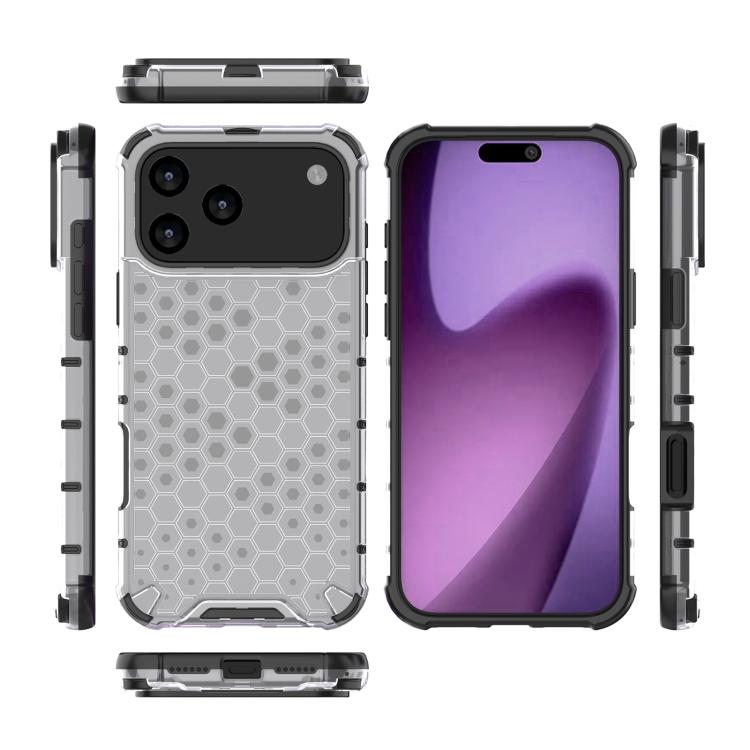 جراب هاتف مضاد للصدمات بتصميم قرص العسل، مناسب لأجهزة iPhone 16e وiPhone 16 Pro Max وiPhone 16 Pro وiPhone 16 Plus وiPhone 16 وiPhone 15 Pro Max وiPhone 15 Pro وiPhone 15