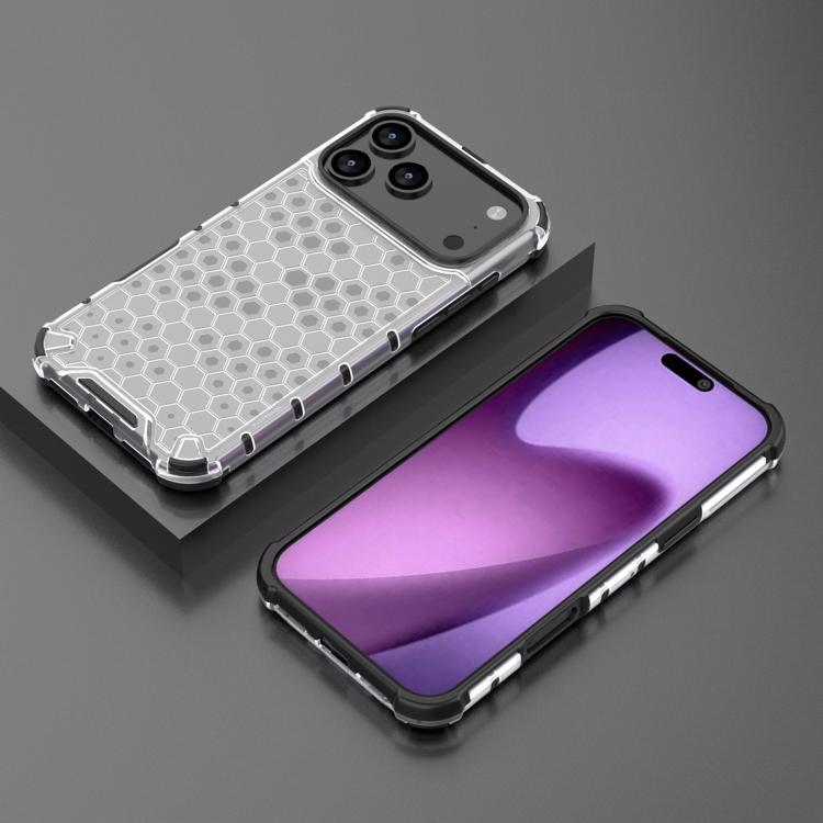 جراب هاتف مضاد للصدمات بتصميم قرص العسل، مناسب لأجهزة iPhone 16e وiPhone 16 Pro Max وiPhone 16 Pro وiPhone 16 Plus وiPhone 16 وiPhone 15 Pro Max وiPhone 15 Pro وiPhone 15