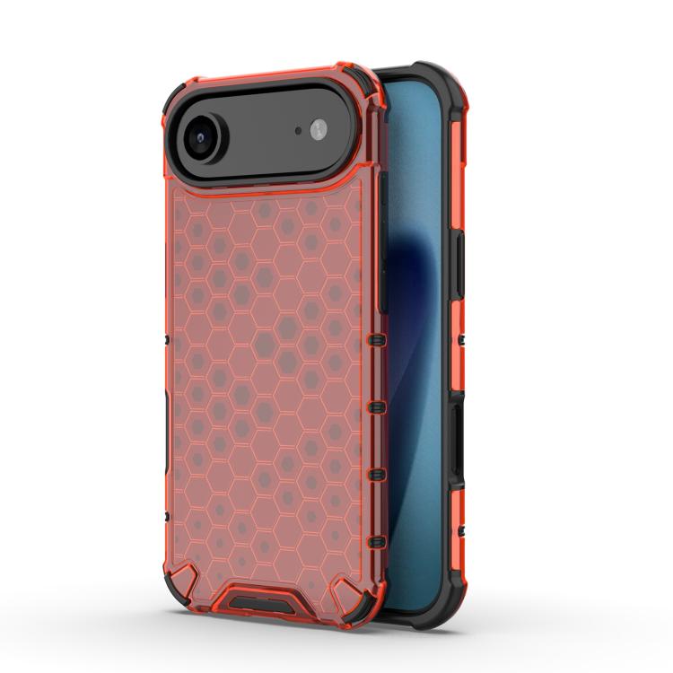 جراب هاتف مضاد للصدمات بتصميم قرص العسل، مناسب لأجهزة iPhone 16e وiPhone 16 Pro Max وiPhone 16 Pro وiPhone 16 Plus وiPhone 16 وiPhone 15 Pro Max وiPhone 15 Pro وiPhone 15