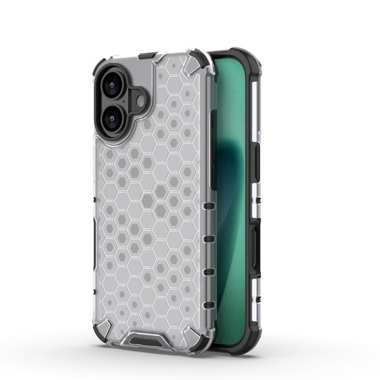 جراب هاتف مضاد للصدمات بتصميم قرص العسل، مناسب لأجهزة iPhone 16e وiPhone 16 Pro Max وiPhone 16 Pro وiPhone 16 Plus وiPhone 16 وiPhone 15 Pro Max وiPhone 15 Pro وiPhone 15