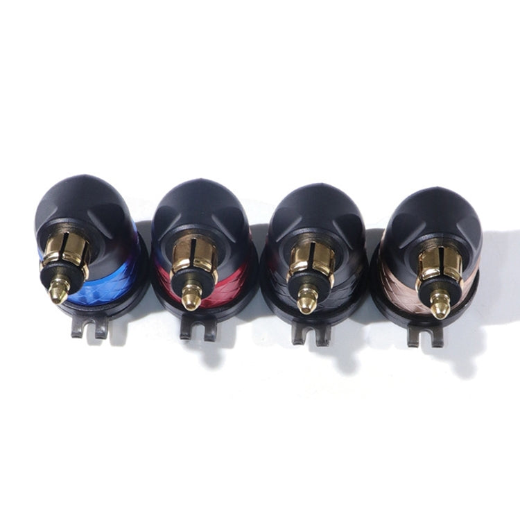 German EU Plug Special Motorcycle Elbow Charger Dual USB Voltmeter 4.2A Charger, Black, Blue, Red, Gold