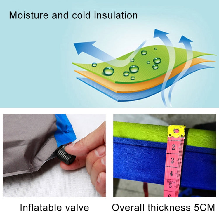 Universal Car Polyester Pongee Sleeping Mat Mattress Off-road SUV Trunk Travel Inflatable Mattress Air Bed, 180 x 130 x 102cm, 195 x 130 x 109cm