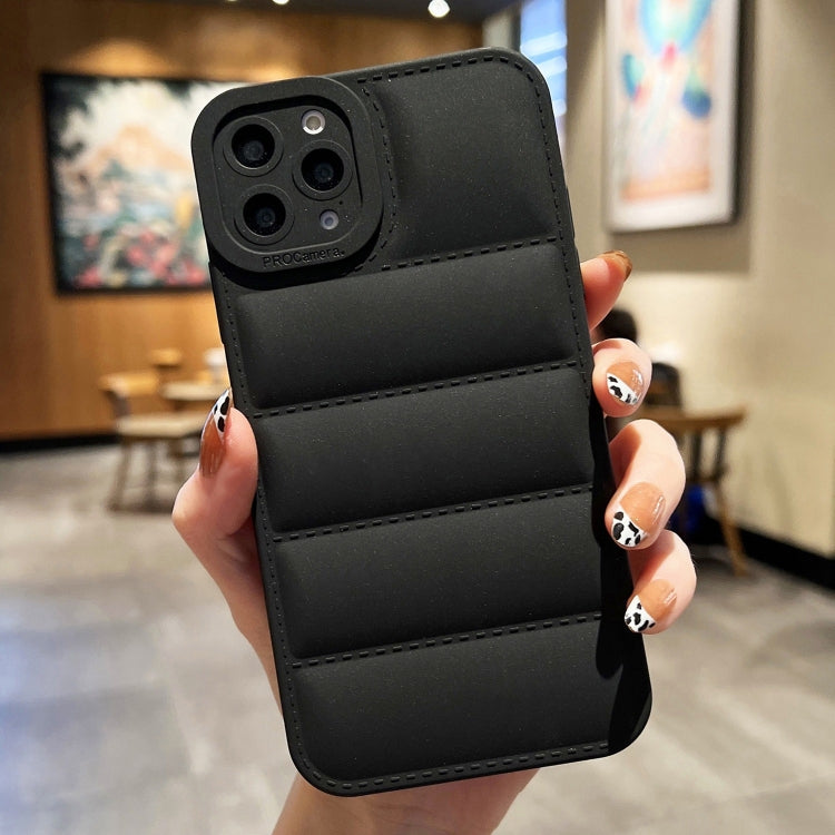 Eiderdown Airbag Frosted TPU Phone Case, For iPhone 16 Pro Max, For iPhone 16 Pro, For iPhone 16 Plus, For iPhone 16, For iPhone 15 Pro Max, For iPhone 15 Pro, For iPhone 15 Plus, For iPhone 15, For iPhone 14 Plus
