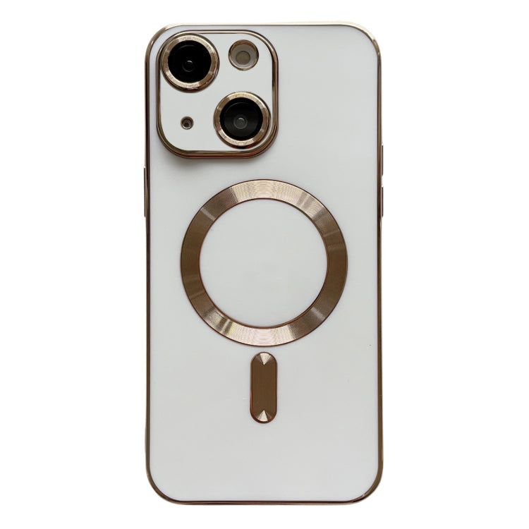 Magsafe Plating TPU Phone Case with Lens Film, For iPhone 15 Pro Max, For iPhone 15 Pro, For iPhone 15 Plus, For iPhone 15, For iPhone 14 Plus, For iPhone 14, For iPhone 14 Pro, For iPhone 14 Pro Max, For iPhone 13 Pro Max
