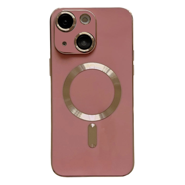 Magsafe Plating TPU Phone Case with Lens Film, For iPhone 15 Pro Max, For iPhone 15 Pro, For iPhone 15 Plus, For iPhone 15, For iPhone 14 Plus, For iPhone 14, For iPhone 14 Pro, For iPhone 14 Pro Max, For iPhone 13 Pro Max