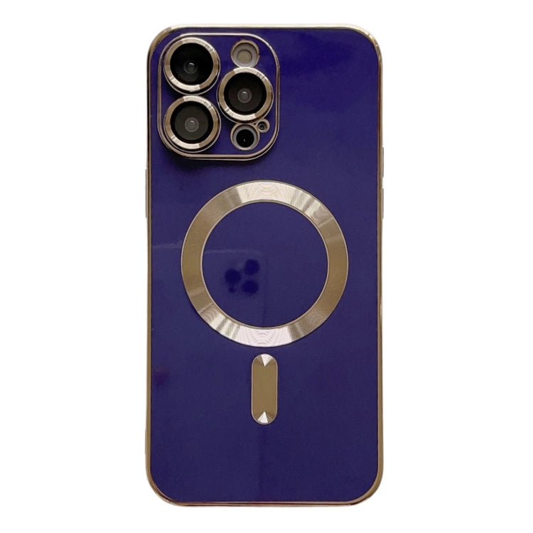 Magsafe Plating TPU Phone Case with Lens Film, For iPhone 15 Pro Max, For iPhone 15 Pro, For iPhone 15 Plus, For iPhone 15, For iPhone 14 Plus, For iPhone 14, For iPhone 14 Pro, For iPhone 14 Pro Max, For iPhone 13 Pro Max