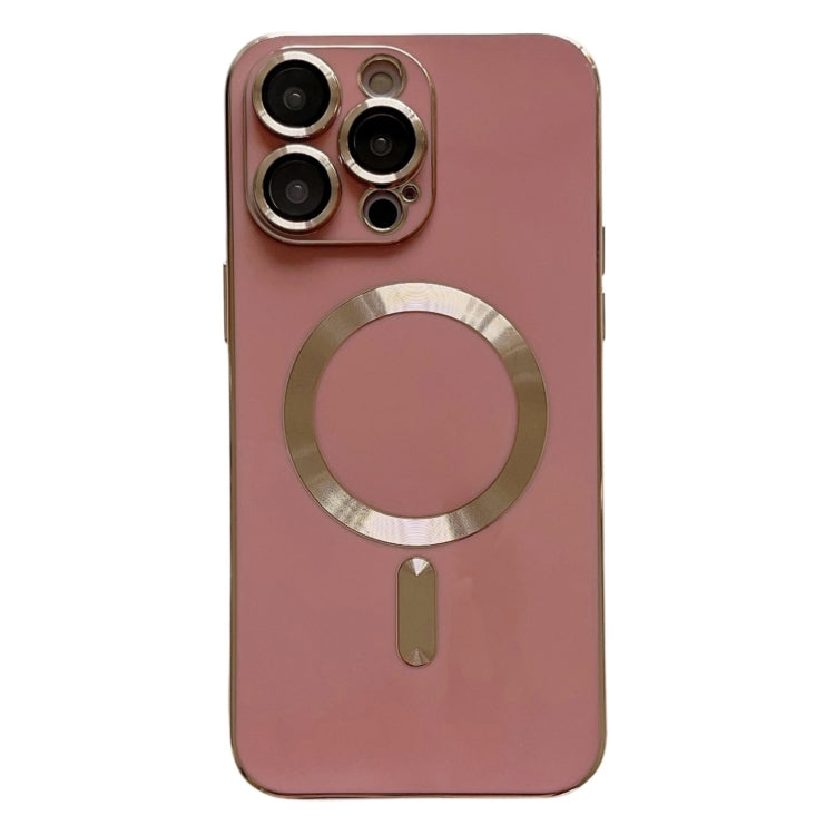 Magsafe Plating TPU Phone Case with Lens Film, For iPhone 15 Pro Max, For iPhone 15 Pro, For iPhone 15 Plus, For iPhone 15, For iPhone 14 Plus, For iPhone 14, For iPhone 14 Pro, For iPhone 14 Pro Max, For iPhone 13 Pro Max