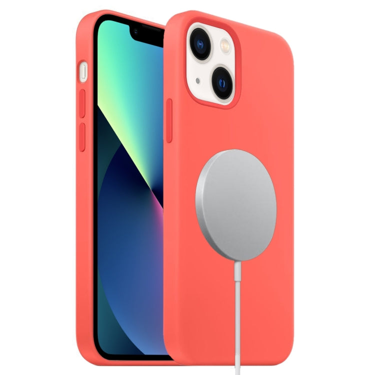 Liquid Silicone Full Coverage MagSafe Phone Case, For iPhone 13, For iPhone 13 mini