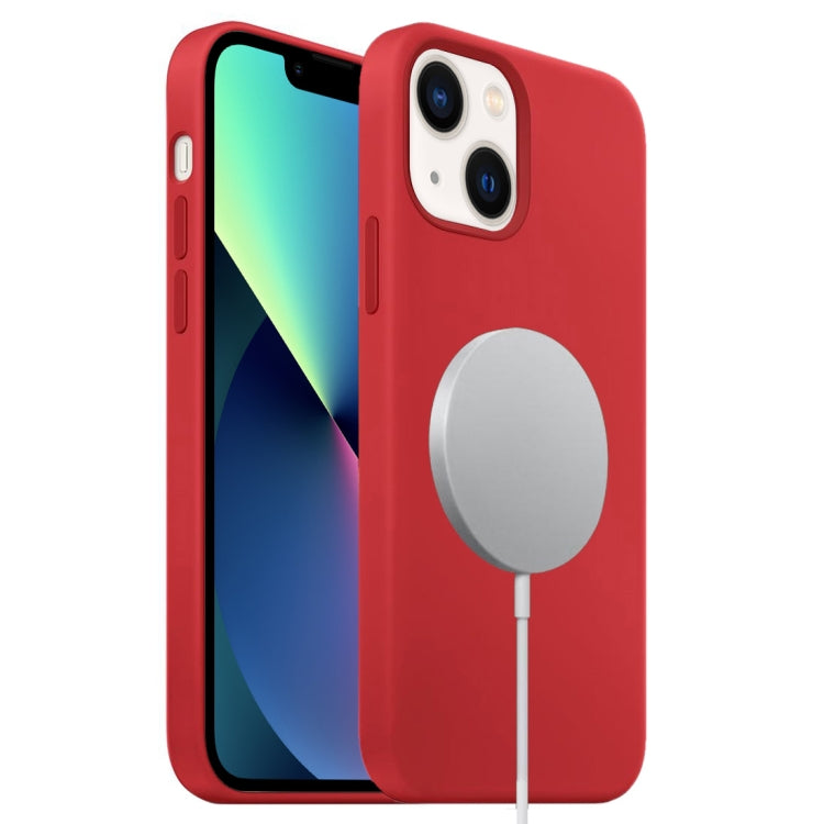 Liquid Silicone Full Coverage MagSafe Phone Case, For iPhone 13, For iPhone 13 mini