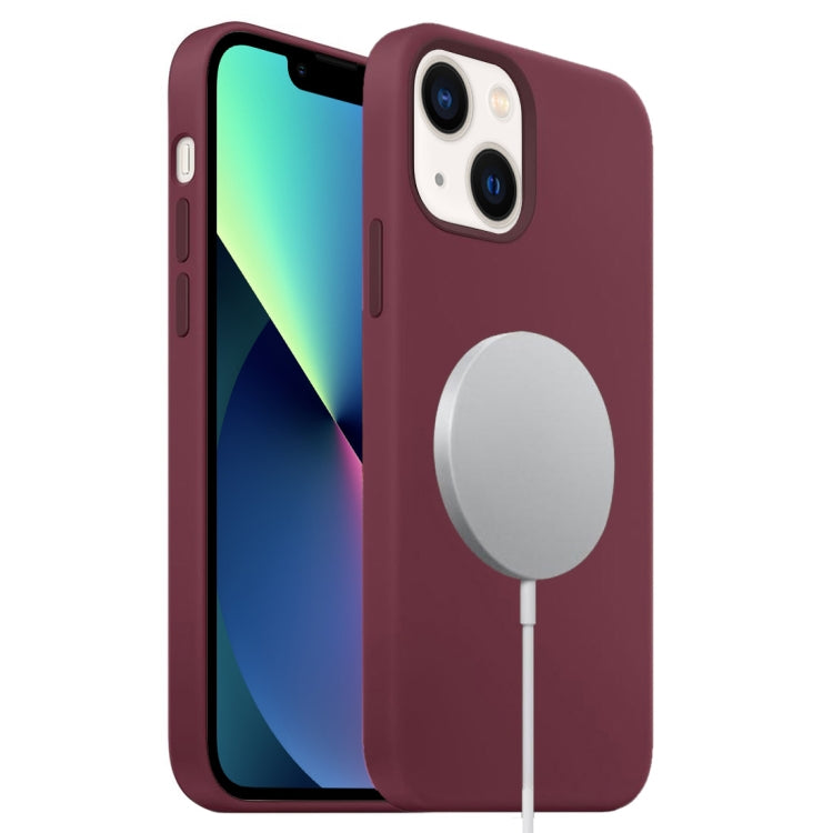 Liquid Silicone Full Coverage MagSafe Phone Case, For iPhone 13, For iPhone 13 mini