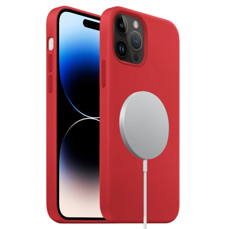 Liquid Silicone Full Coverage MagSafe Phone Case, For iPhone 14 Pro, For iPhone 14 Pro Max