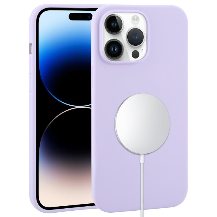 Liquid Silicone Full Coverage MagSafe Phone Case, For iPhone 14 Pro, For iPhone 14 Pro Max