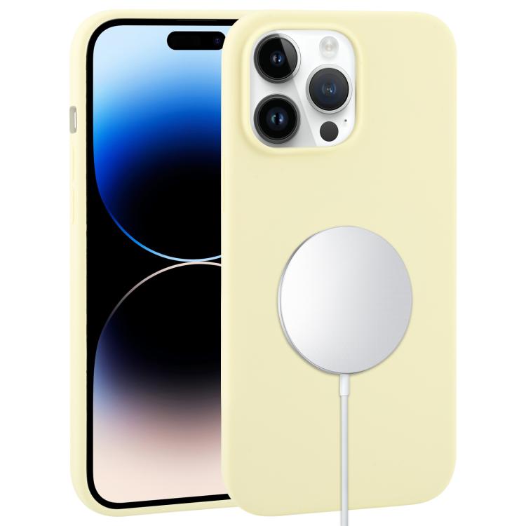 Liquid Silicone Full Coverage MagSafe Phone Case, For iPhone 14 Pro, For iPhone 14 Pro Max