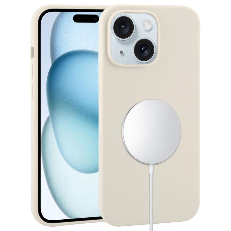 Liquid Silicone Full Coverage MagSafe Phone Case, For iPhone 15 Plus, For iPhone 15