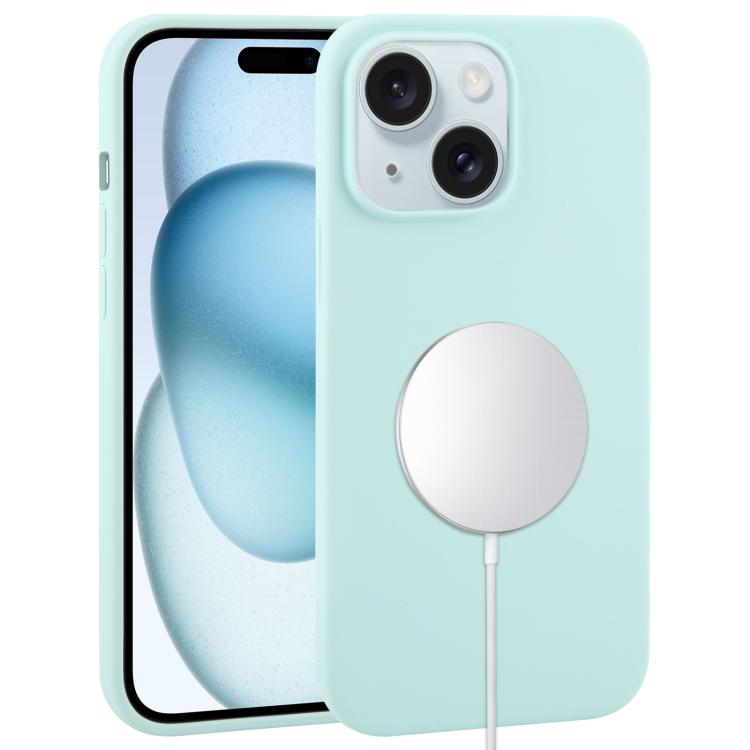 Liquid Silicone Full Coverage MagSafe Phone Case, For iPhone 15 Plus, For iPhone 15