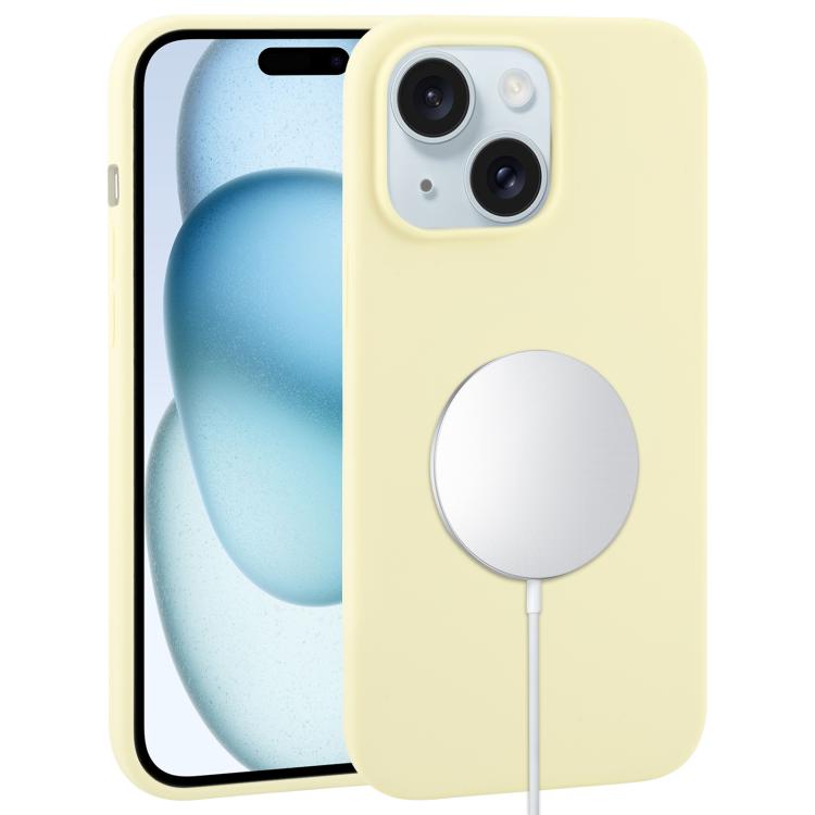 Liquid Silicone Full Coverage MagSafe Phone Case, For iPhone 15 Plus, For iPhone 15