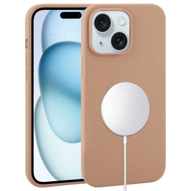 Liquid Silicone Full Coverage MagSafe Phone Case, For iPhone 15 Plus, For iPhone 15
