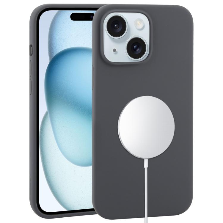 Liquid Silicone Full Coverage MagSafe Phone Case, For iPhone 15 Plus, For iPhone 15