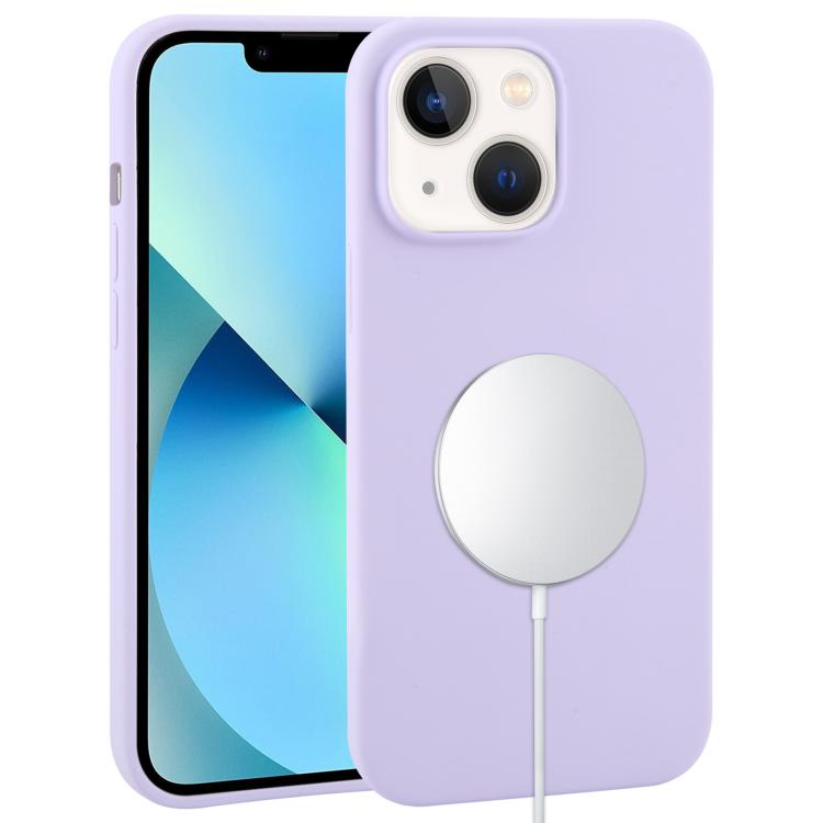 Liquid Silicone Full Coverage MagSafe Phone Case, For iPhone 13, For iPhone 13 mini