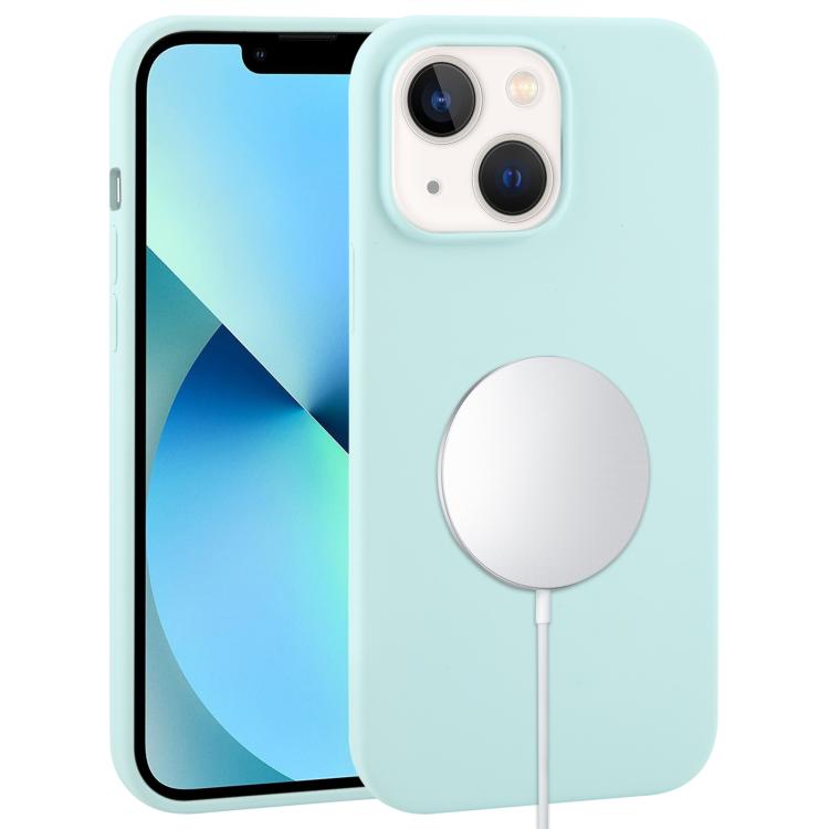Liquid Silicone Full Coverage MagSafe Phone Case, For iPhone 13, For iPhone 13 mini
