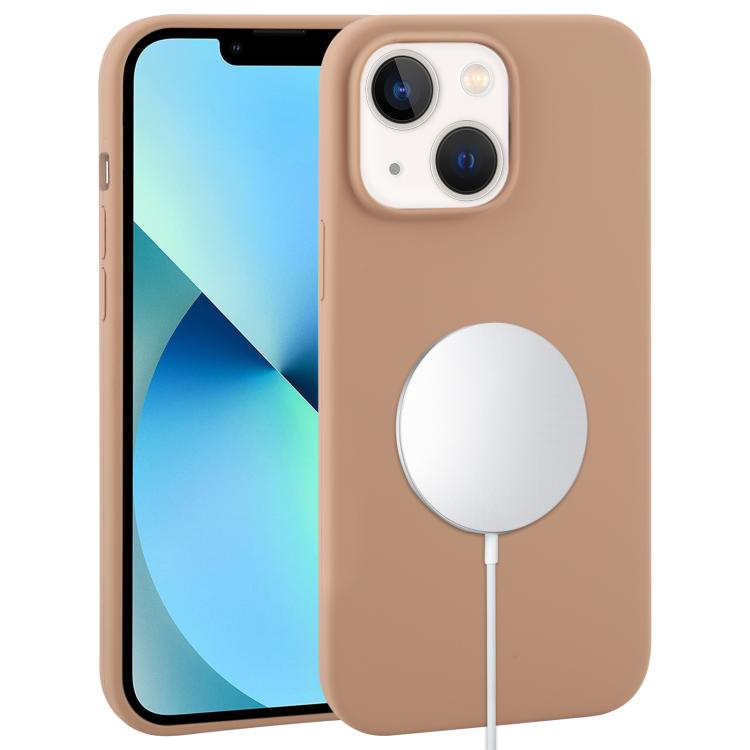 Liquid Silicone Full Coverage MagSafe Phone Case, For iPhone 13, For iPhone 13 mini