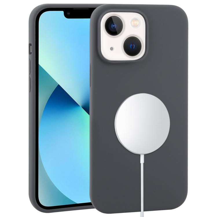 Liquid Silicone Full Coverage MagSafe Phone Case, For iPhone 13, For iPhone 13 mini