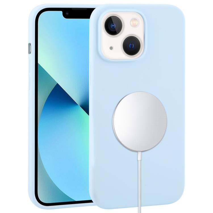 Liquid Silicone Full Coverage MagSafe Phone Case, For iPhone 13, For iPhone 13 mini