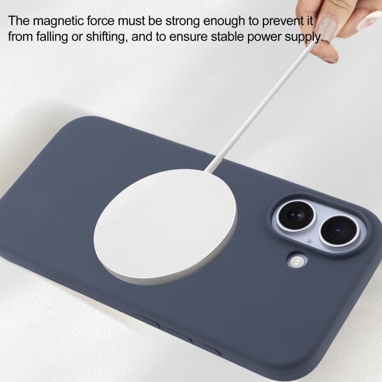 Liquid Silicone Full Coverage MagSafe Phone Case, For iPhone 15 Plus, For iPhone 15