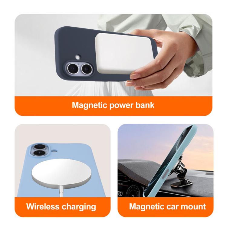 Liquid Silicone Full Coverage MagSafe Phone Case, For iPhone 13, For iPhone 13 mini