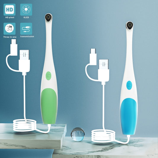 AN109 6LEDs 1080P 3 in 1 Visible Oral Endoscope