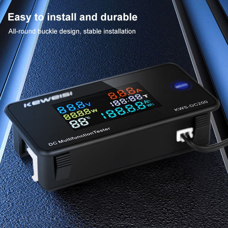 KWS-DC200-50A 8-120V DC Digital Display Voltage Current Watch with Shunt