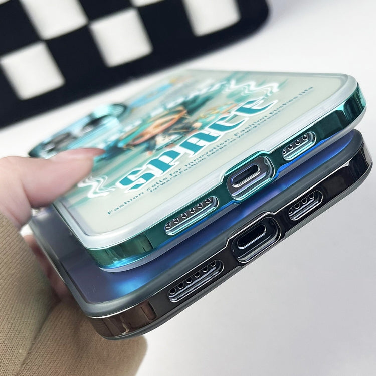 جراب هاتف بنمط مرسوم من سلسلة أورورا، مناسب لأجهزة iPhone 13 وiPhone 12 وiPhone 12 Pro Max وiPhone 12 Pro وiPhone 11