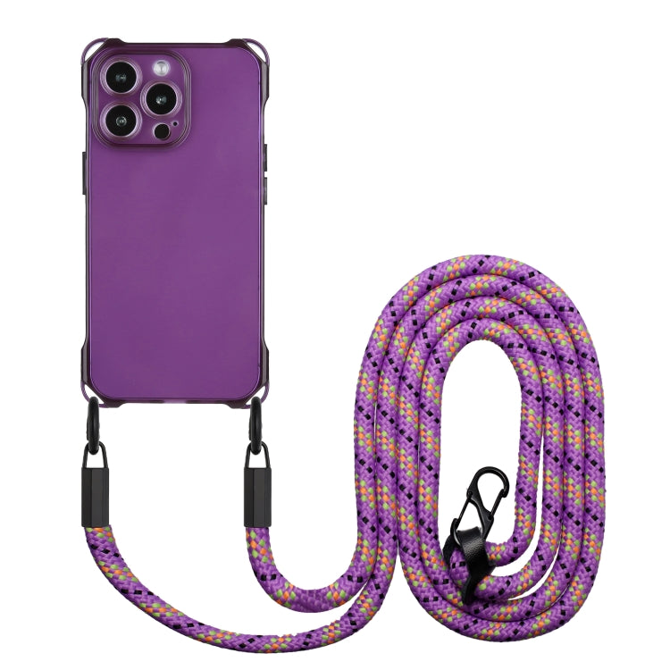 Four-corner Shockproof TPU Phone Case with Lanyard, For iPhone 12 Pro Max, For iPhone 12 Pro, For iPhone 11 Pro Max, For iPhone 11