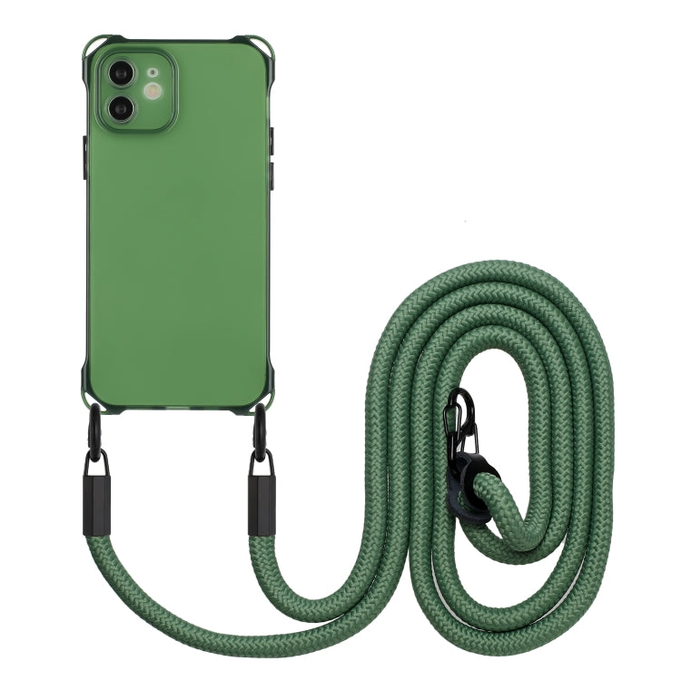 Four-corner Shockproof TPU Phone Case with Lanyard, For iPhone 12 Pro Max, For iPhone 12 Pro, For iPhone 11 Pro Max, For iPhone 11