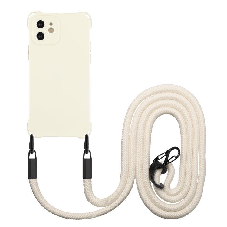 Four-corner Shockproof TPU Phone Case with Lanyard, For iPhone 12 Pro Max, For iPhone 12 Pro, For iPhone 11 Pro Max, For iPhone 11