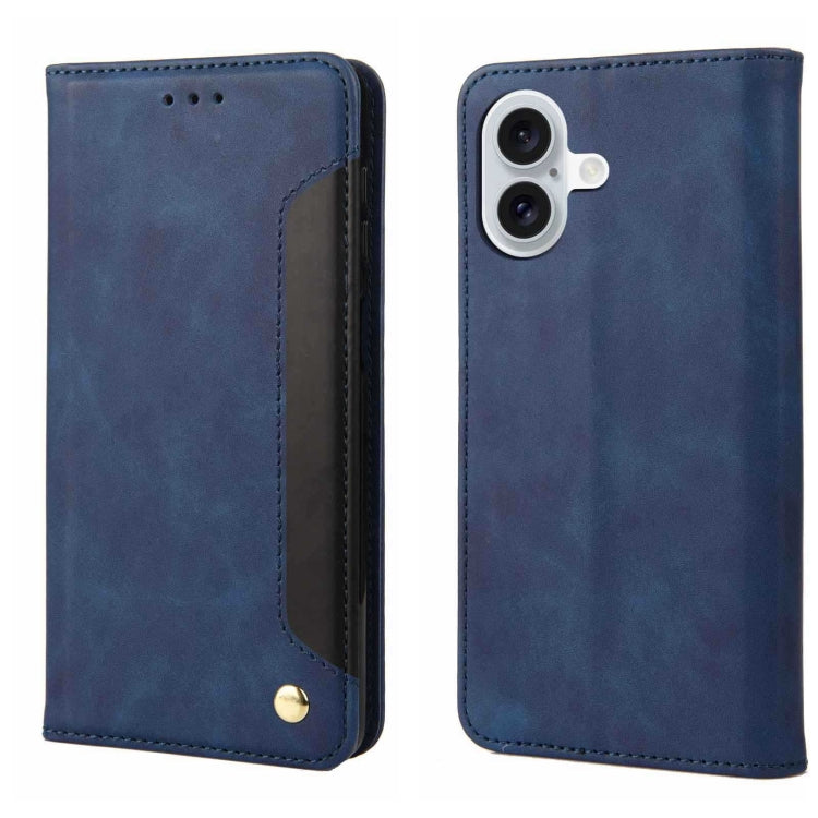 Skin Feel Splicing Leather Phone Case