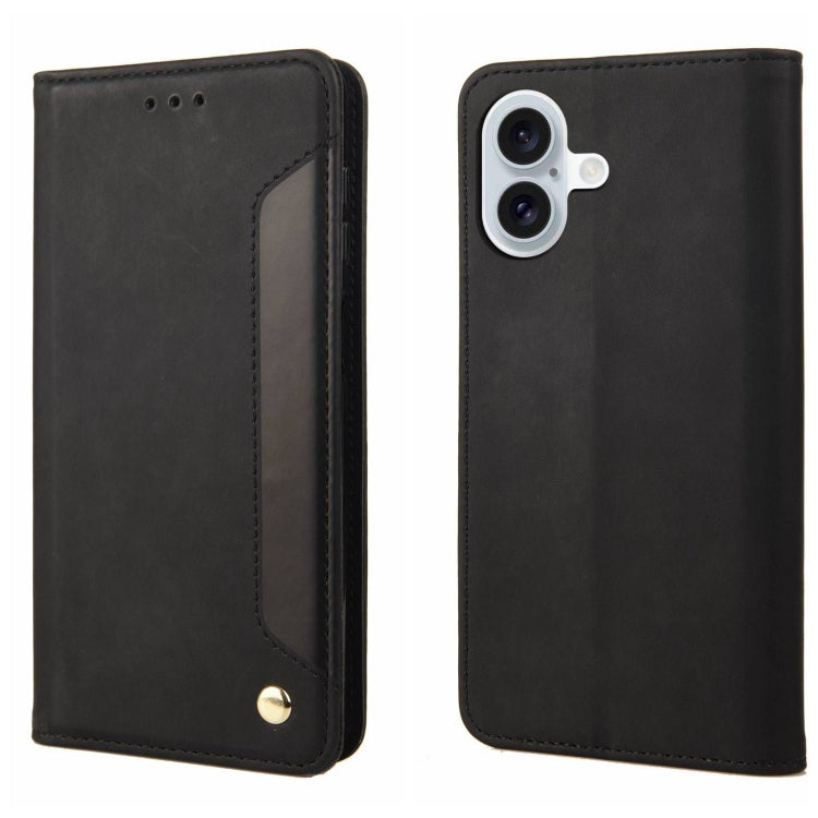 Skin Feel Splicing Leather Phone Case