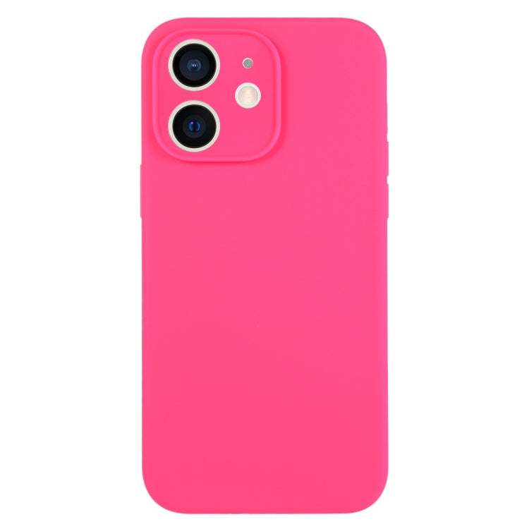 جراب هاتف من السيليكون السائل بلون نقي بمسام دقيقة، مناسب لهاتف iPhone 11