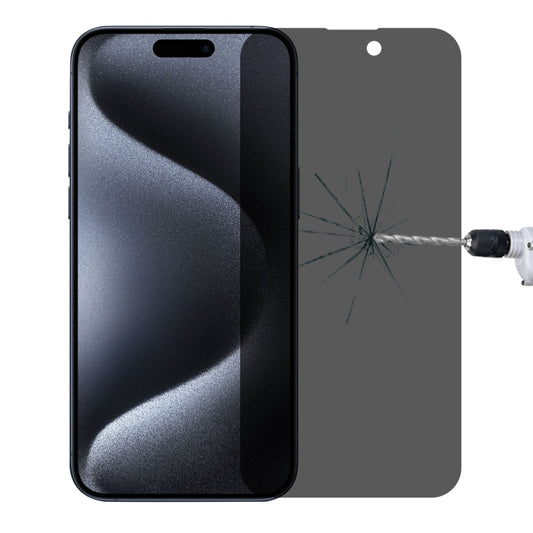 غشاء زجاجي مقوى عالي الشفافية ومضاد للتجسس، مناسب لهاتف iPhone 15 Pro Max / 15 Plus، لهاتف iPhone 15 Pro / 15