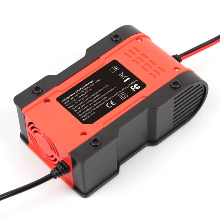 FOXSUR 12V-24V Car Motorcycle Repair Battery Charger AGM Charger